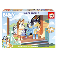 Dřevěné puzzle Bluey Educa 100 dílků od 6 let