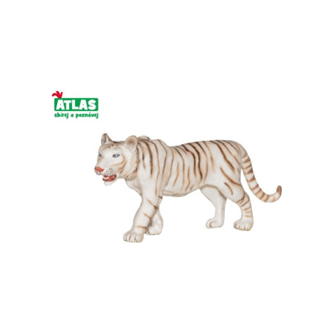 D - Figurka Tygr bílý 13 cm ATLAS