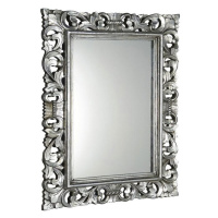 SCULE zrcadlo v rámu, 70x100cm, stříbrná IN156