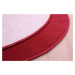 Vopi koberce Vánoční kusový koberec Eton červený kruh - 80x80 (průměr) kruh cm