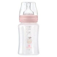 KIKKABOO - Kojenecká láhev 240ml 3m+ Hippo Dreams Pink