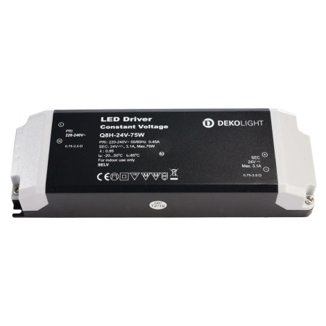 Light Impressions Deko-Light napájení BASIC, CV, Q8H-24-75W konstantní napětí 0-3100 mA IP20 24V