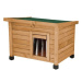 Kerbl Dřevěná bouda pro kočky Rustica, 57 × 45 × 43 cm