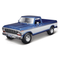 MAISTO - 1979 Ford F150 Pick-up, metal modrá, bílá, 1:18