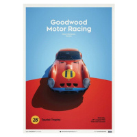 Umělecký tisk Ferrari 250 GTO - Red - Goodwood TT - 1963 - Limited Poster, Automobilist, 50 × 70