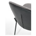 HALMAR Jídelní židle K471 šedá/černá