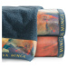 Bavlněný froté ručník s bordurou ANABELLA 50x90 cm, modrá, 485 gr Eva Minge