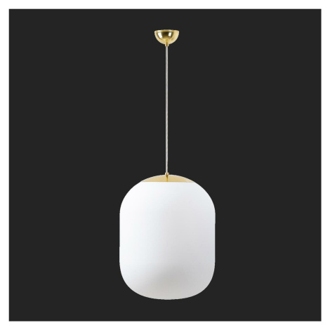 OSMONT TAN67367 TANIA S2 závěsné skleněné svítidlo mosaz leštěná / bílá IP40 3000 K 41W LED DALI