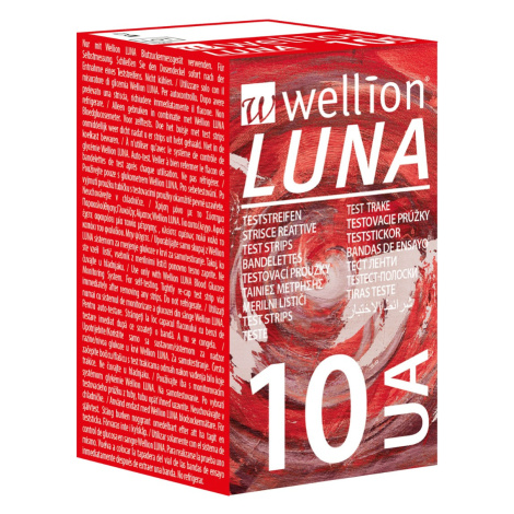 Wellion LUNA testovací proužky kyselina močová 10 ks