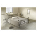 Kovová postel Siracusa Rozměr: 140x200 cm, barva kovu: 1B hnědá stříbrná pat.