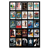 Plakát, Obraz - James Bond - 25 Films, (61 x 91.5 cm)
