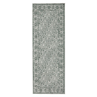 Kusový běhoun Northrugs Twin 103115 Green Cream 80x350 cm