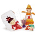 Princezny a víly skládačka Princesses and Mermaids Tender Leaf Toys 15 dílů v plátěném sáčku
