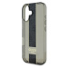 Guess IML Middle 4G Stripe kryt pro iPhone 16 černý