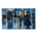 Ilustrace People walking in Munich under first, Grafissimo, 40 × 26.7 cm