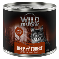 Wild Freedom Adult 6 x 200 g - bez obilovin - Deep Forest - zvěřina & kuře
