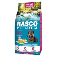 Krmivo Rasco Premium senior Mini & Medium kuře s rýží 1kg