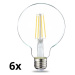 SADA 6x LED Stmívatelná žárovka VINTAGE G93 E27/8W/230V 2700K