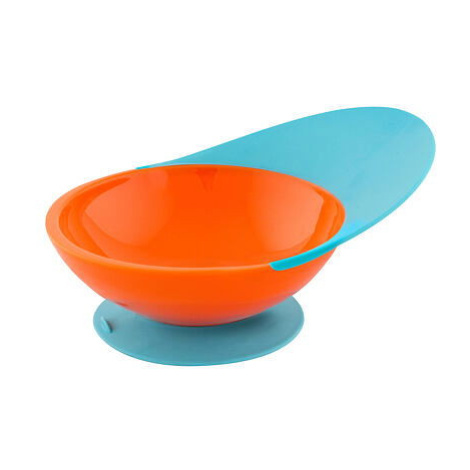 Boon - CATCH BOWL - Miska s přísavkou modro-oranžová