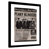 Obraz na zeď - Peaky Blinders - 10th Anniversary Newspaper, 34 × 44.2 cm