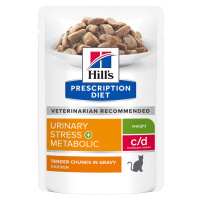 Hill's Prescription Diet c/d Multicare Urinary Stress + Metabolic s kuřecím - 24 x 85 g