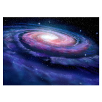 Fotografie Spiral galaxy, illustration of Milky Way, alex-mit, 40 × 30 cm