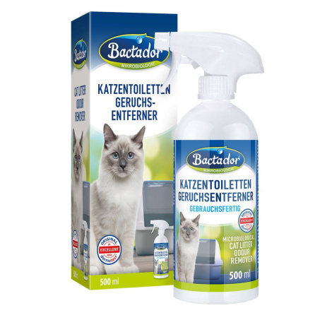 Bactador toalety pro kočky – sprej pro odstranění zápachu 500 ml