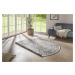 NORTHRUGS - Hanse Home koberce Kusový koberec Twin Supreme 104164 Siruma Grey/Cream kruh – na ve