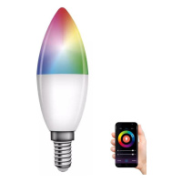 LED RGB Stmívatelná žárovka GoSmart E14/4,8W/230V 2700-6500K Wi-Fi Tuya
