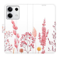 iSaprio flip pouzdro Pink Flowers 03 pro Xiaomi Redmi Note 13 5G