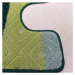 Sada koupelnových koberečků Montana s výřezem 03N zelená