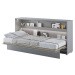 Sklápěcí postel BED CONCEPT 4 šedá, 90x200 cm