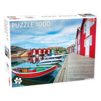 Puzzle 1000 dílků Cesta kolem světa, Northern Stars: Rybářské chaty ve Smögen TACTIC