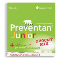 Preventan Junior ovocný mix 90 tablet