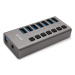 i-tec USB 3.0 Charging HUB 7port + napájecí adaptér 36 W