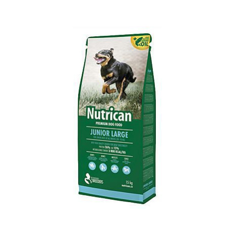 NutriCan Junior Large 15kg + 2 kg granulí ZDARMA Nutri Can