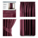 Závěs AmeliaHome Velvet 140x245 cm burgundy