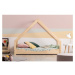 Domečková dětská postel z borovicového dřeva Adeko Loca Dork, 100 x 200 cm