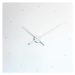 Designové nástěnné hodiny NOMON OJ bílé 80 cm