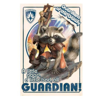 Marvel - Guardians Of The Galaxy - Strážci Galaxie - Rocket & Baby Groot - plakát