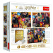 Trefl Puzzle Harry Potter, Harry Potter, Ron, Hermiona 3v1 400 + 500 + 600 dílků