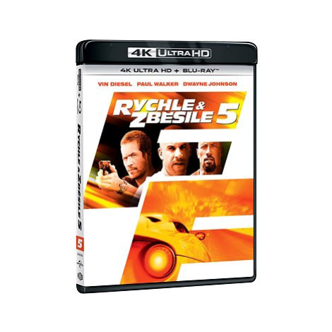 Rychle a zběsile 5 (2 disky) - Blu-ray + 4K Ultra HD