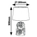 Rabalux stolní lampa Sonal E14 1x MAX 40W černá 4549