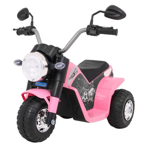 mamido Dětská elektrická motorka MiniBike růžová
