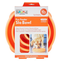 Fun Feeder Slo Bowl Anti Schling Swirl Orange Large