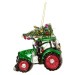 Skleněná vánoční ozdoba Tractor – Sass & Belle