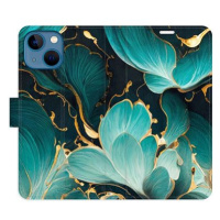 iSaprio flip pouzdro Blue Flowers 02 pro iPhone 13 mini