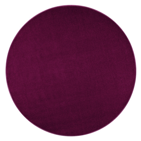 Hanse Home Collection koberce Kusový koberec Nasty 102368 Blackberry kruh - 133x133 (průměr) kru