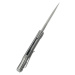 KUBEY Verijero Darkwashed Sanvik 14C28N Čepel Darkblast Ti Linerlock KU340E