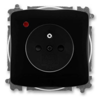 ABB Tango zásuvka černá 5599A-A02357 N s přepěťovou ochranou